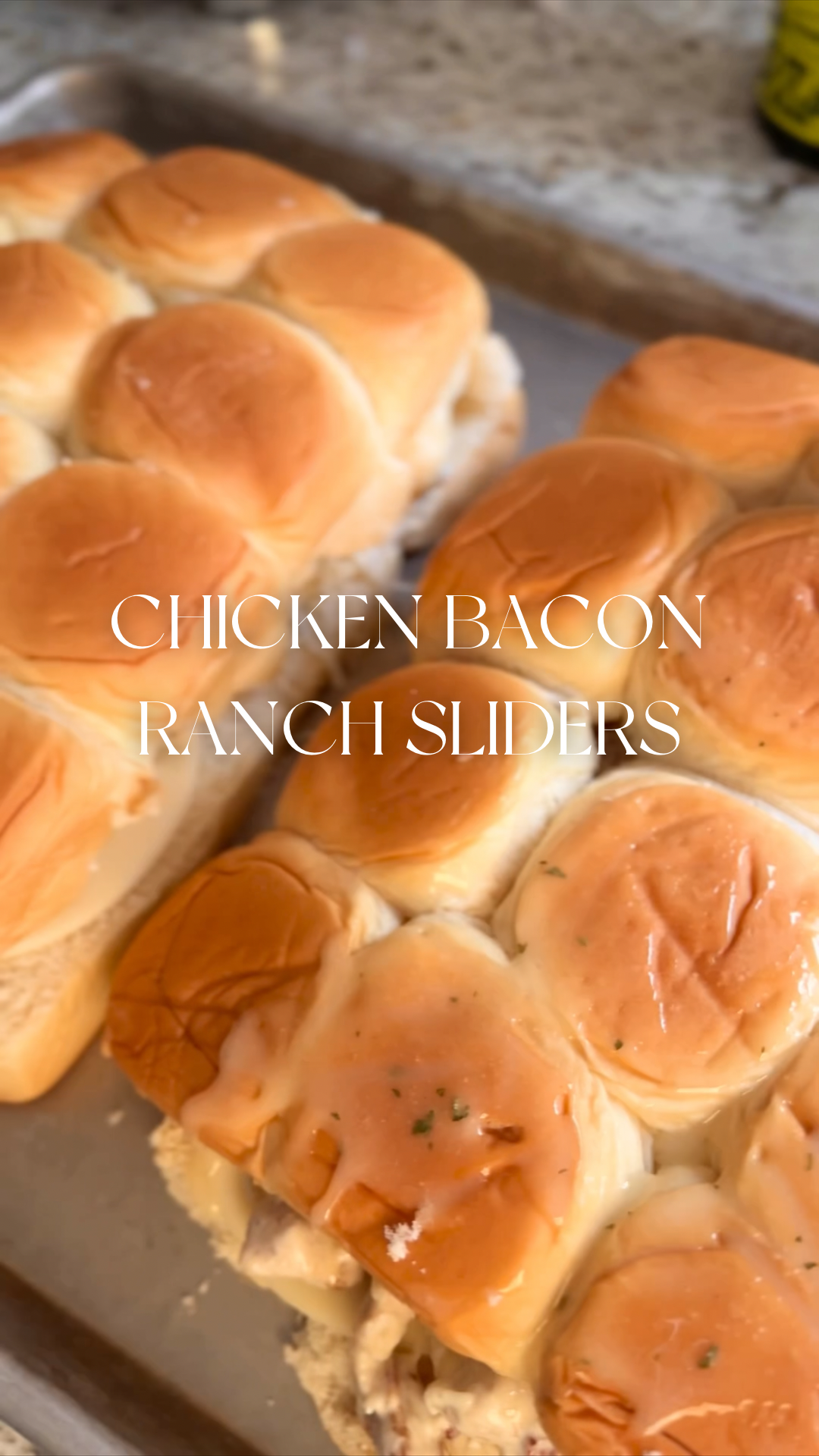 chicken bacon ranch sliders